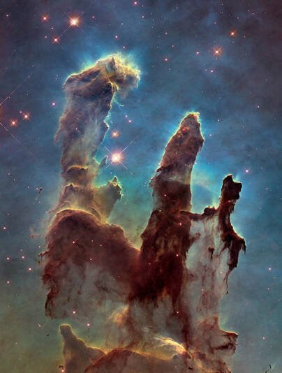 Hubble viewing Pillars of Creation