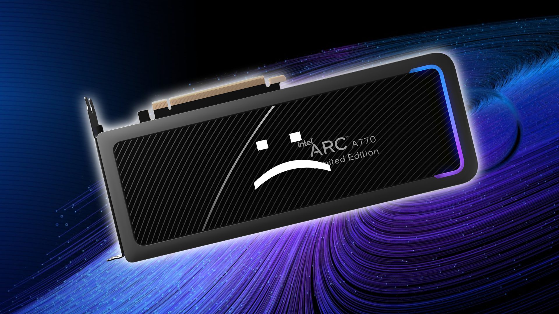 Intel Arc A770 GPU issue is causing a memory speed mismatch