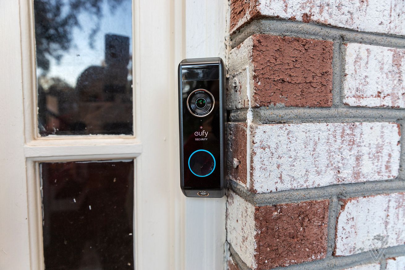 The package-tracking Eufy Dual video doorbell is $50 off and doesn’t require a monthly fee