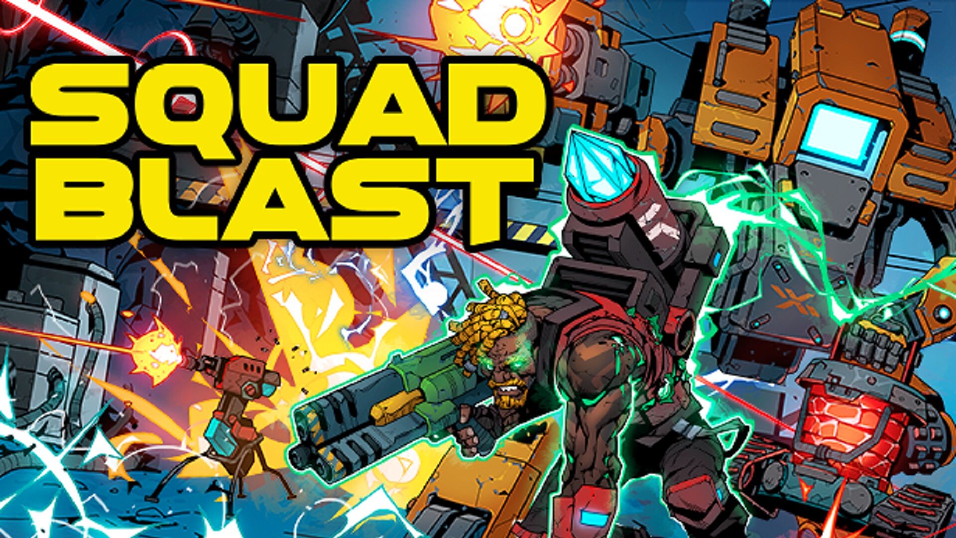 Squad Blast is Overwatch, CS:GO, and that competitive shooter spirit mashed into a 2D platformer
