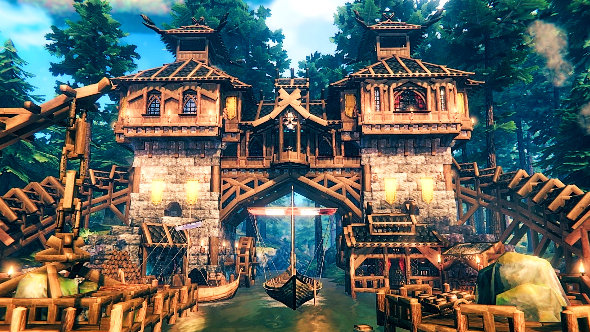 Valheim build expert teaches you the perfect roof designs