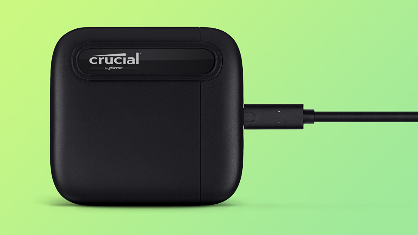 Get the newly upgraded Crucial X6 2TB portable SSD for £129