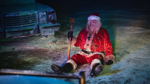 The Christmas Bloody Christmas Trailer Is Here to Spread Murderous Santa Cheer
