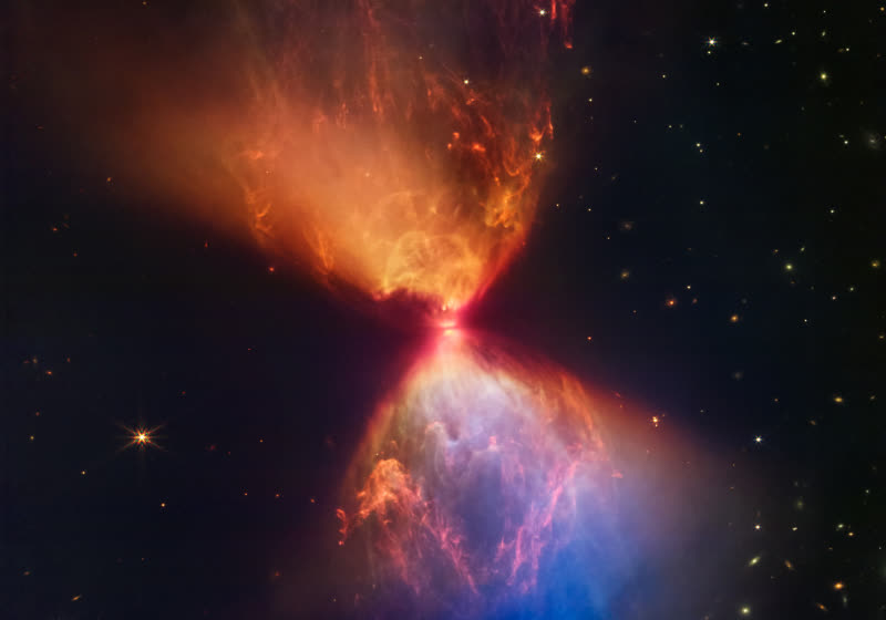 James Webb Telescope captures the formation of a new star