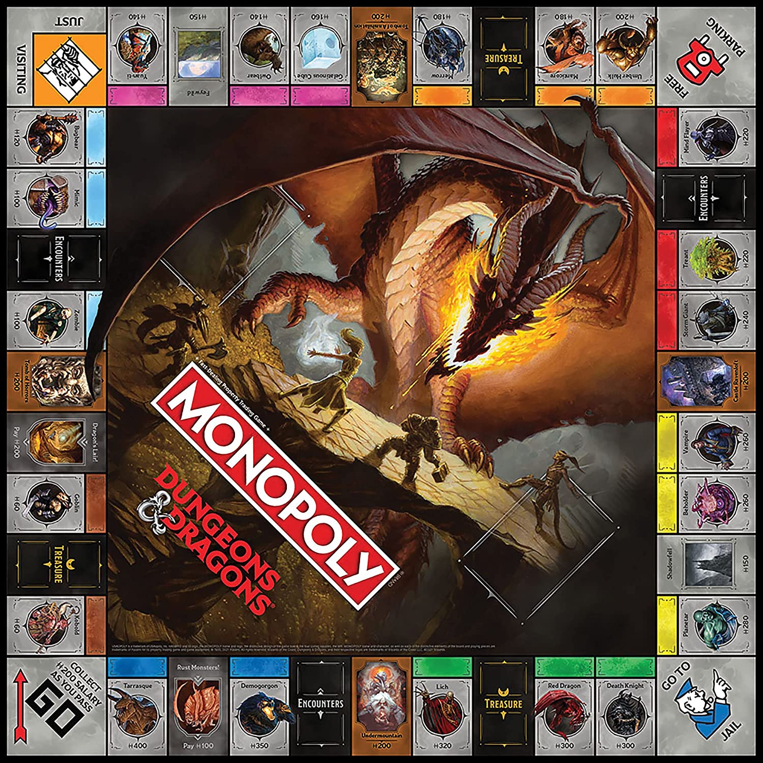 Dungeons & Dragons Monopoly is a thing now, because of course it is