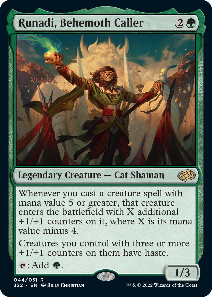Magic: The Gathering’s Jumpstart 2022 set includes a theme to embiggen the smallest man