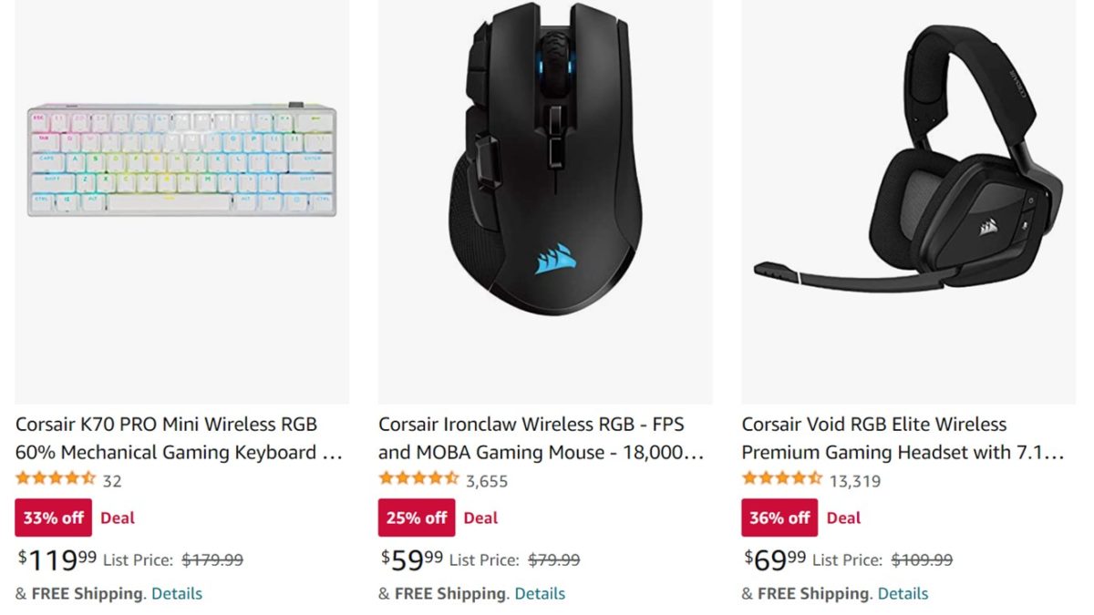 Level-up your gaming in the Corsair Black Friday sale
