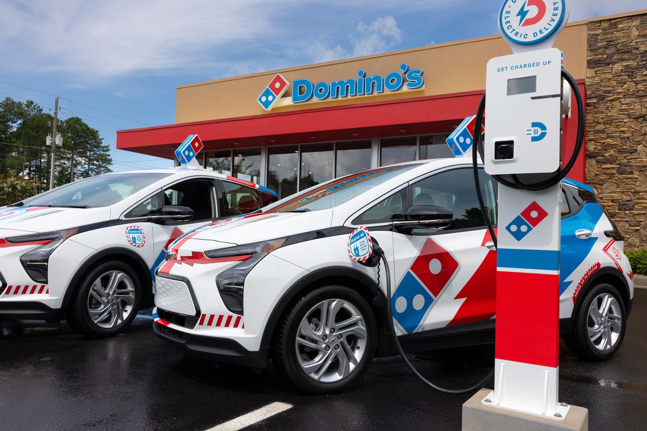 Domino’s is building an all-electric pizza delivery fleet with Chevy Bolts
