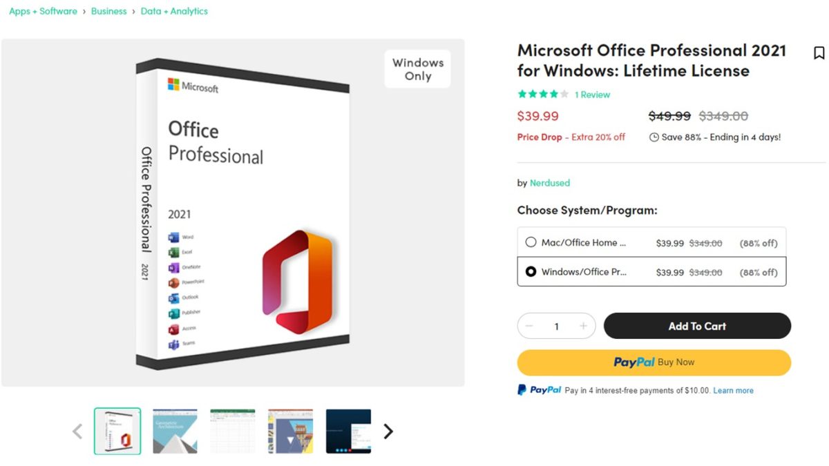 Deal: Just $39.99 for Microsoft Office Professional 2021