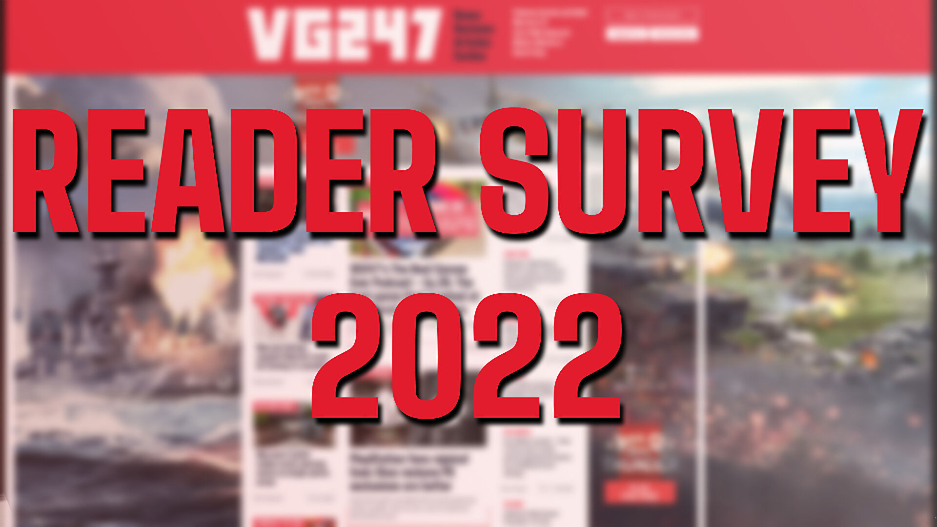 VG247 Reader Survey 2022