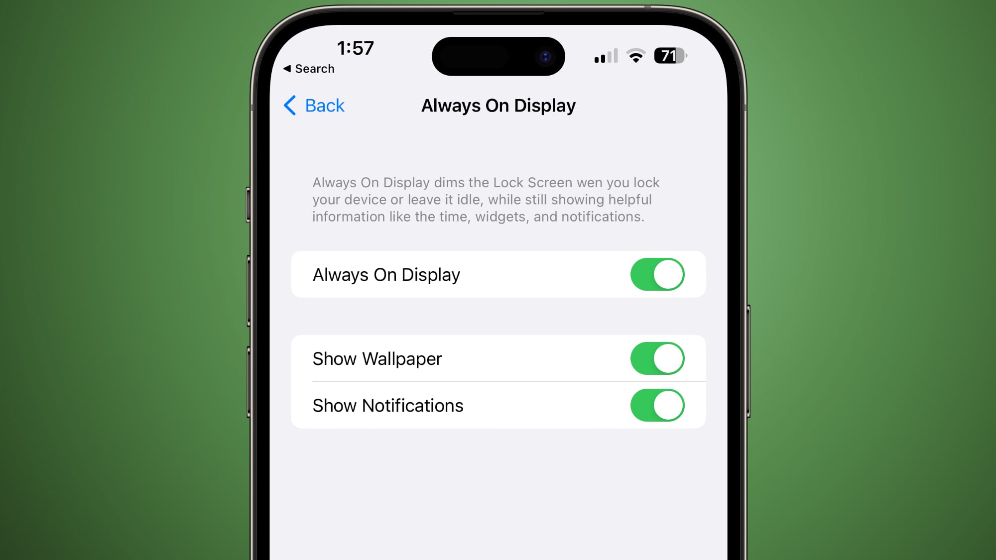 Latest iOS 16.2 Beta Lets You Disable Wallpaper and Notifications for Always On Display