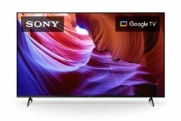 Sony TV with canyon screensaver