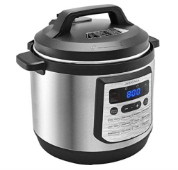 Insignia multicooker with blue numbers on screen