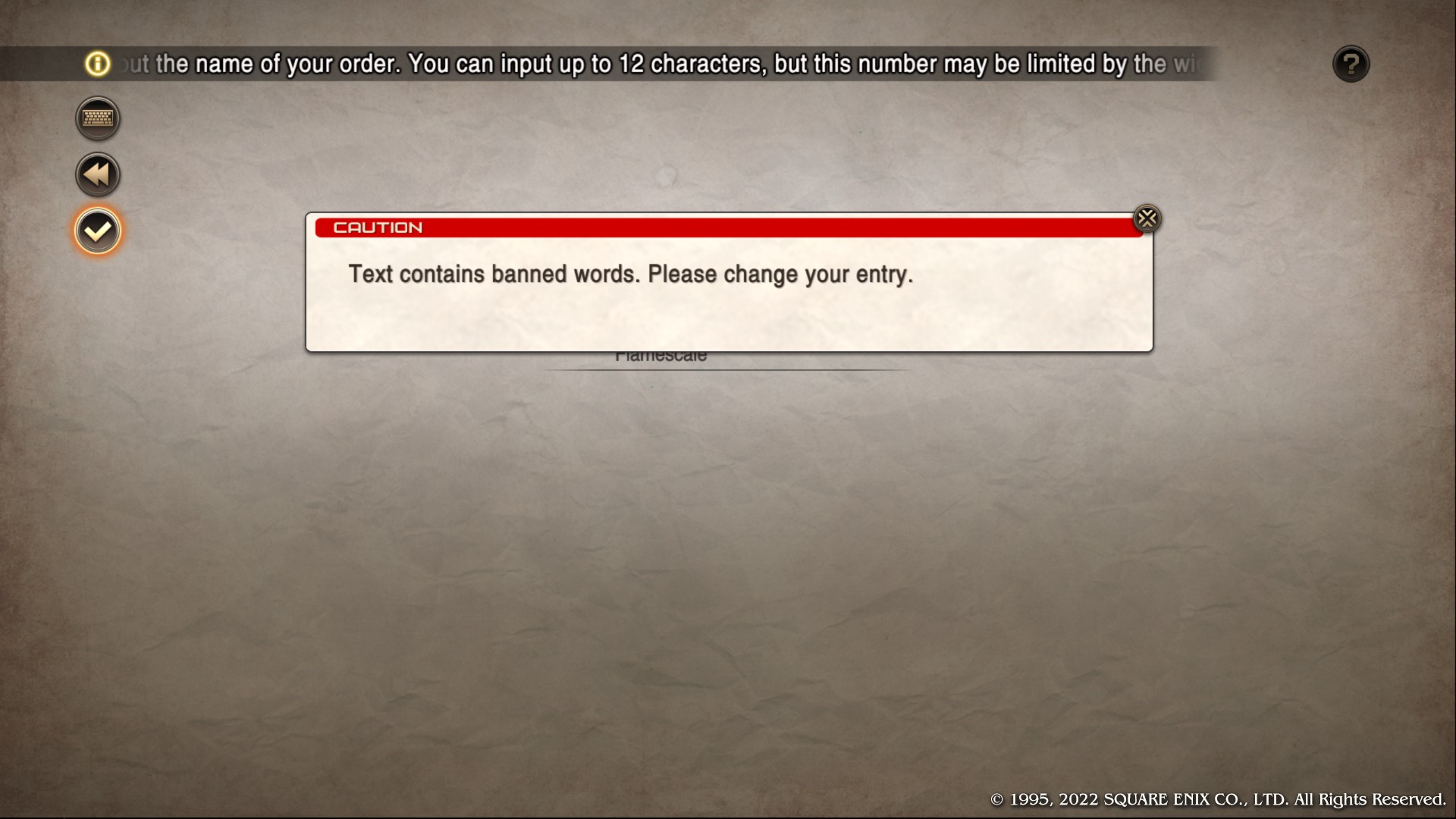 The profanity filter in Tactics Ogre Reborn is so strict you can’t use one of the default names