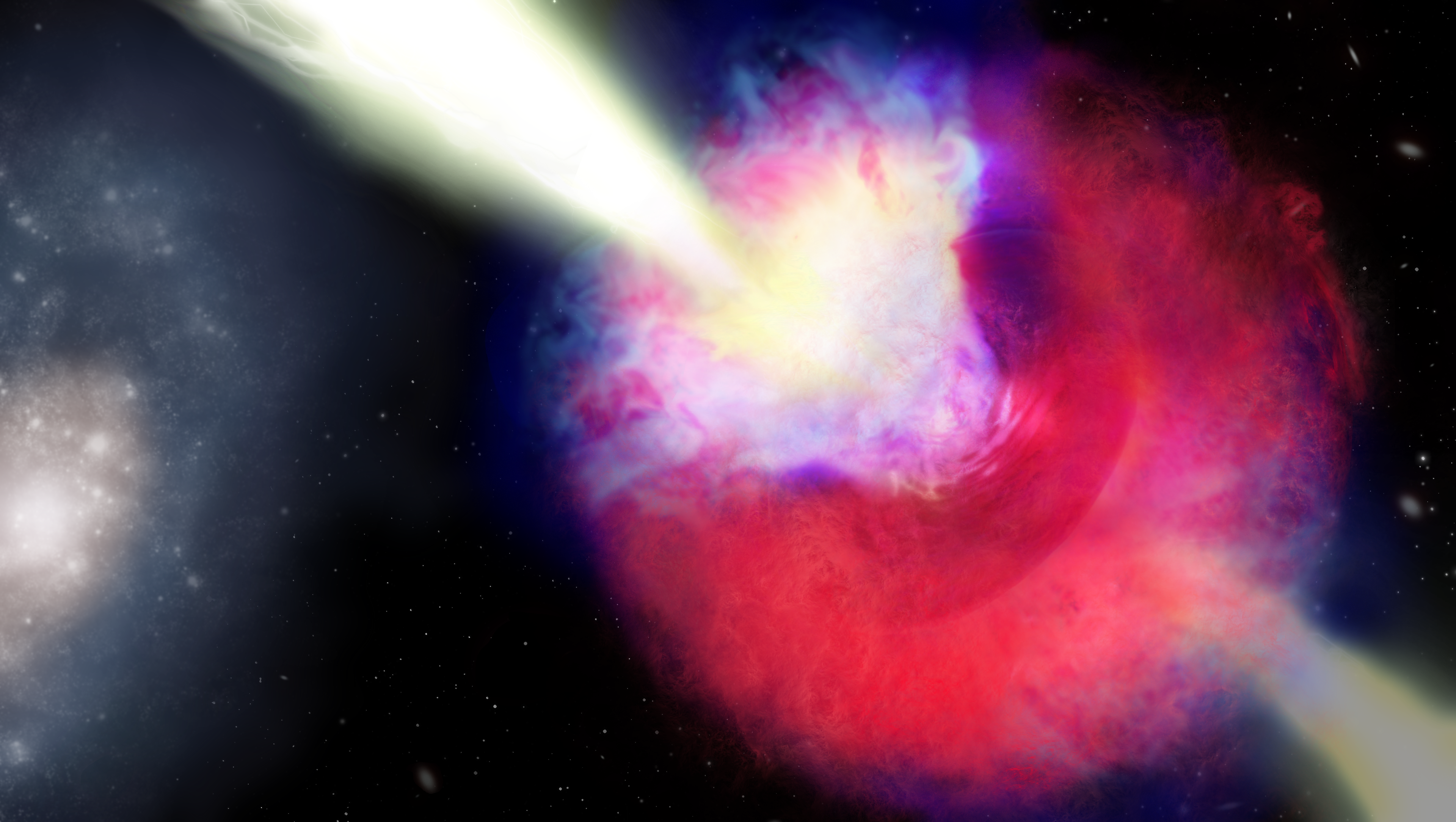 Astronomers saw a long, bright space blast, but it wasn’t a supernova