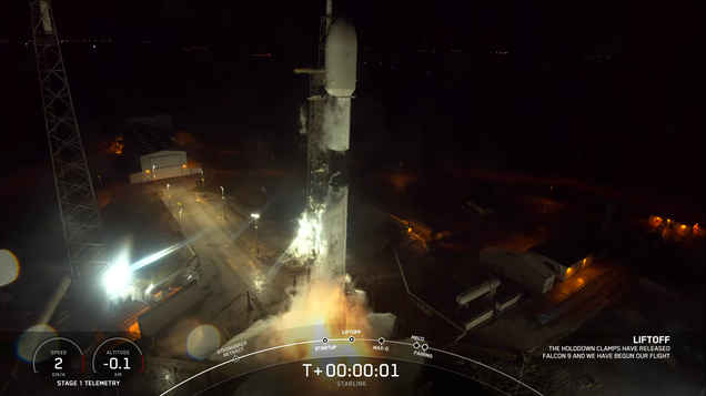 Falcon 9 Rocket Sets New Payload Weight Record During SpaceX Starlink Launch