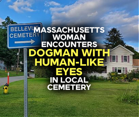 Massachusetts Woman Encounters DOGMAN WITH HUMAN-LIKE EYES in Local Cemetery
