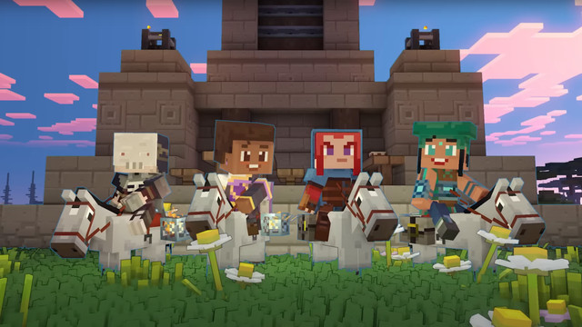 Minecraft Legends lets you build massive bases in multiplayer, finally gets release date