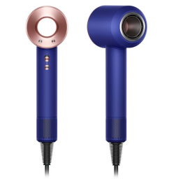 dyson supersonic hair dryer in limited edition vinca blue