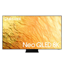 Samsung 85-inch QN800B Neo QLED 8K TV on white background
