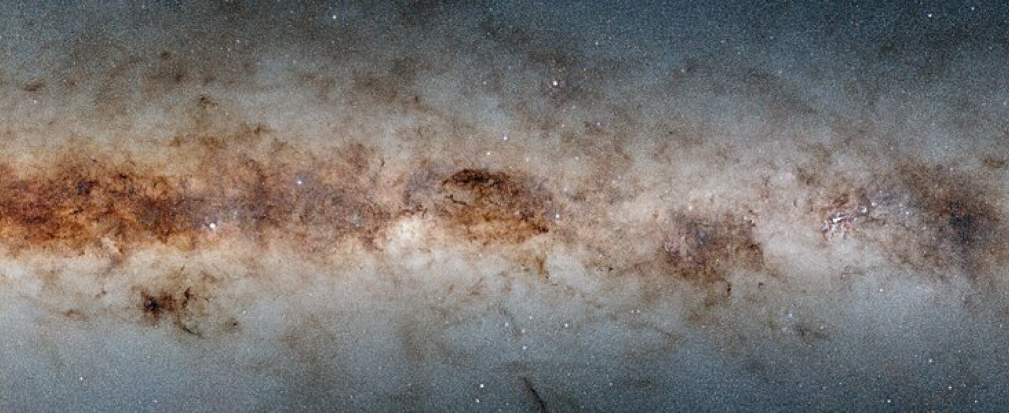 a panoramic view of the Milky Way galaxy