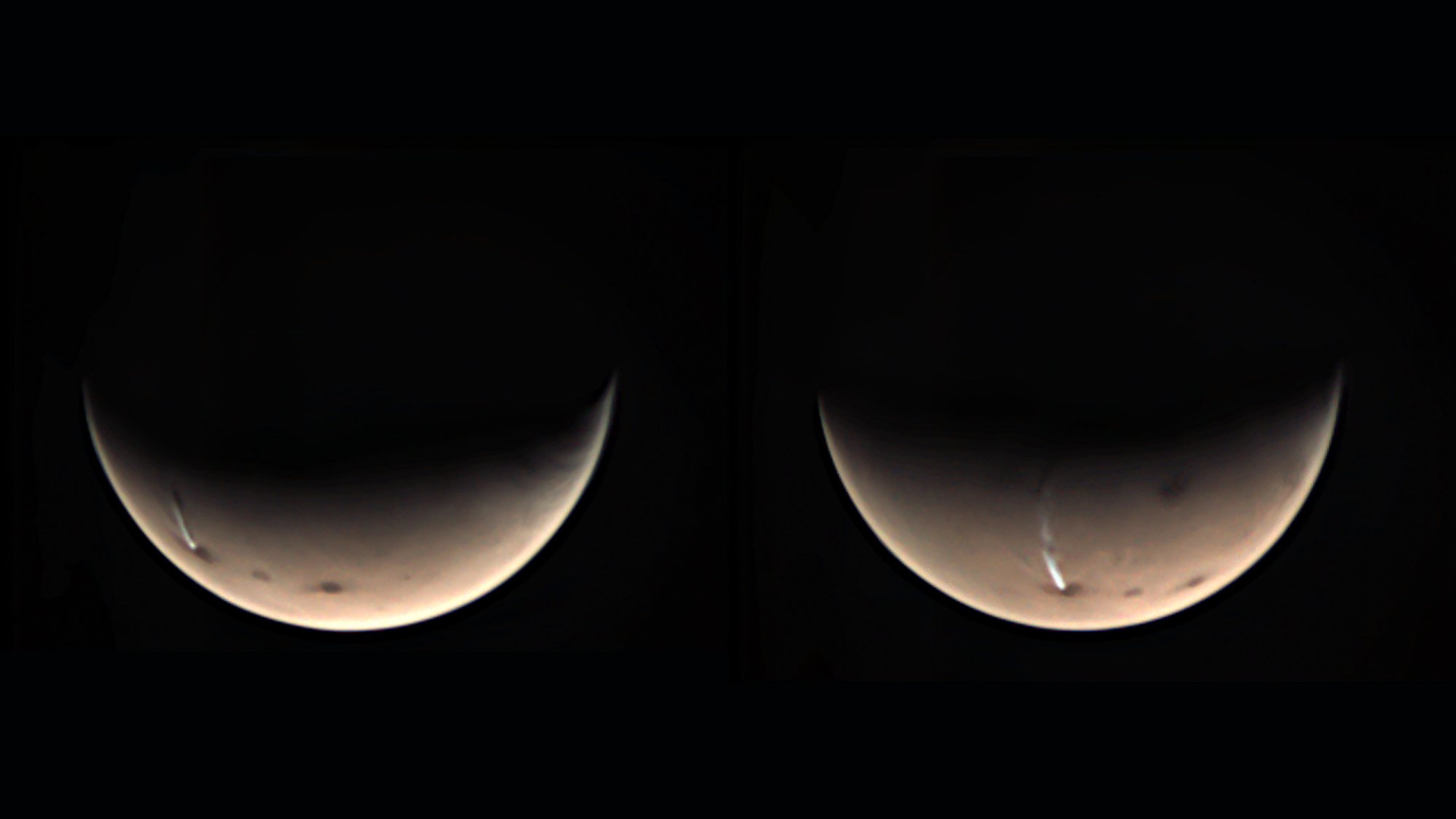 Arsia Mons cloud returning year after year
