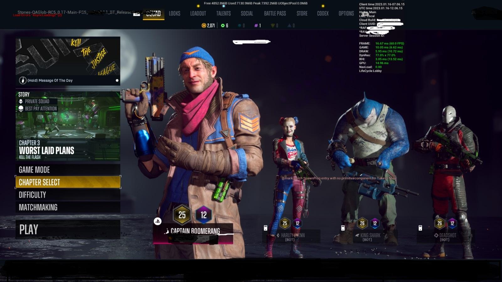 Suicide Squad’s leaked battle pass and in-game store triggers anger among fans