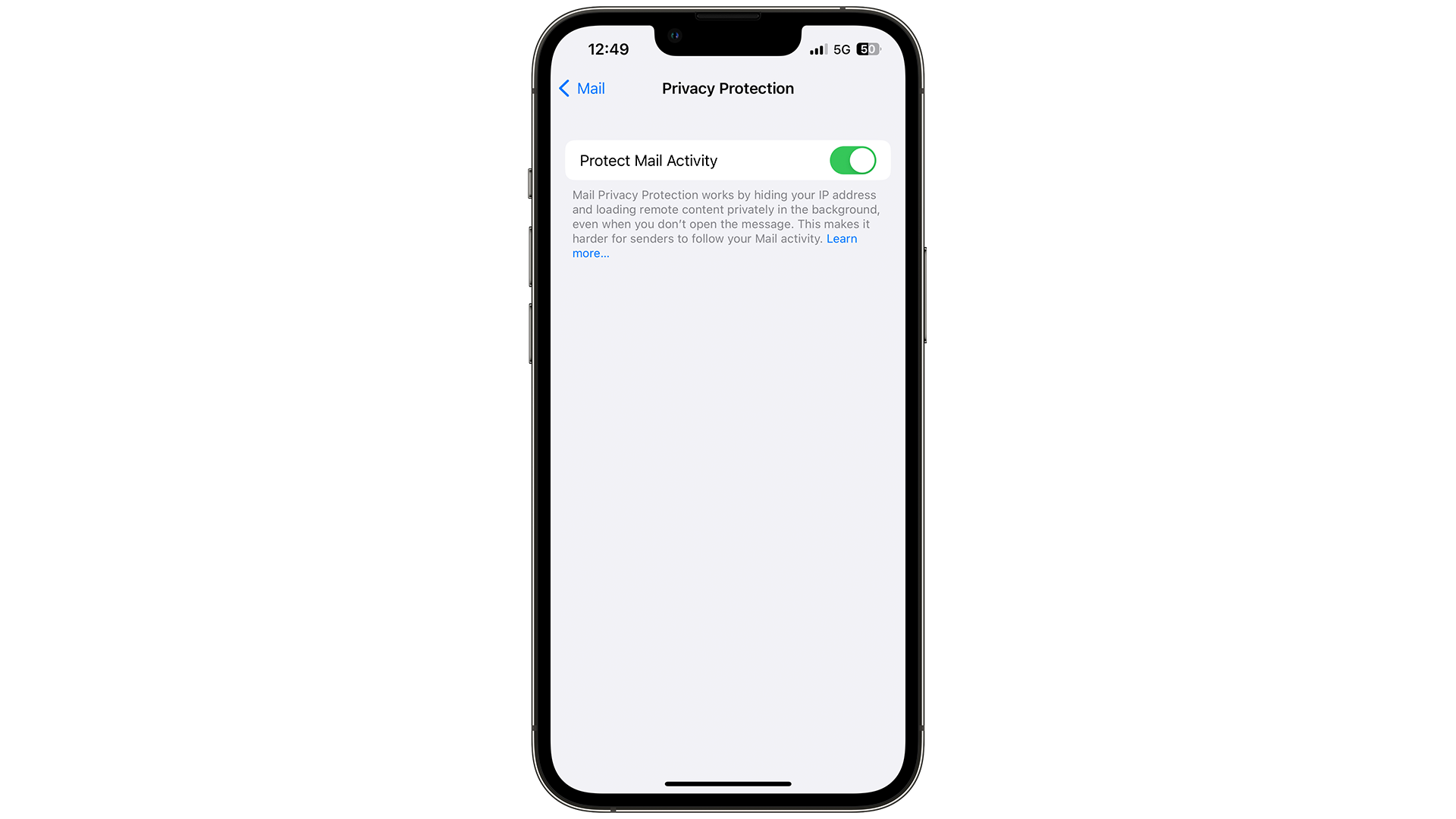 iOS 16 Mail Privacy Protection